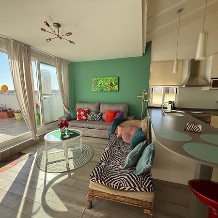 Petite Penthouse With The Sunniest Terrace In Valencia Daire Dış mekan fotoğraf